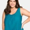 Sheego Tankini-Oberteil In Oversized-Form, Elastischer Bund
