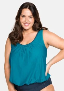 Sheego Tankini-Oberteil In Oversized-Form, Elastischer Bund