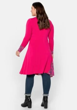 Jerseykleid Im Mustermix, In Wickeloptik -Sheego Verkaufe 14312000236 048GZ 02 SH