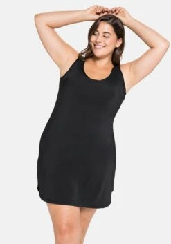 Sheego Unterkleid Mit Gerundetem Saum, Elastische Qualität