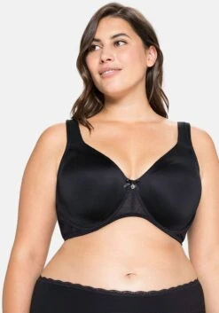 Sheego Komfort-BH Mit Bügel, Doppellagig Und Blickdicht