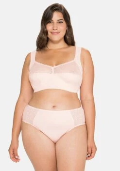 Sheego Komfort-BH Ohne Bügel, Mit Spitzenbesatz -Sheego Verkaufe 14326100545 047DI 02 SH