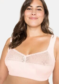 Sheego Komfort-BH Ohne Bügel, Mit Spitzenbesatz -Sheego Verkaufe 14326100545 047DK 02 SH