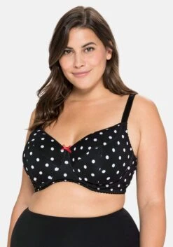 Sheego Komfort-BH Mit Bügel Und Punkte-Druck