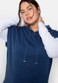 Sheego Ärmelloses Strickkleid Mit Kapuze, Midilänge 10 Sheego Ärmelloses Strickkleid Mit Kapuze, Midilänge -Sheego Verkaufe 14343300047 0493U 02 SH