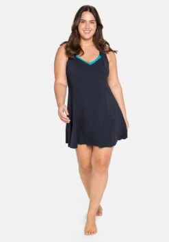 Sheego Badekleid Mit Locker Fallendem Rock -Sheego Verkaufe 14348400035 04ALA 02 SH