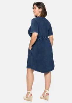 Sheego Jerseykleid In Denim-Optik, Mit Taillennaht 8 Sheego Jerseykleid In Denim-Optik, Mit Taillennaht -Sheego Verkaufe 14374600330 04DSP 00 SH