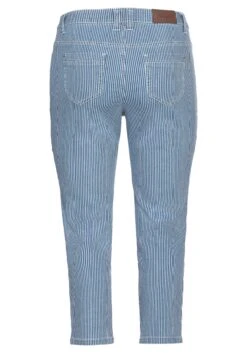 Sheego 7/8-Jeans Mit Allover-Streifen, In 5-Pocket-Form -Sheego Verkaufe 14381600053 04BJZ 00 SH