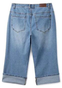 Sheego Dad-Jeans Mit Weitem Bein In 3/4-Länge -Sheego Verkaufe 14383800327 04EBY 00 SH