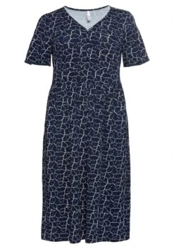Sheego Jerseykleid In Midilänge, Mit Alloverprint -Sheego Verkaufe 14386200452 04BUC 00 SH