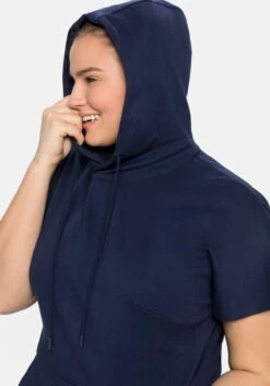 Sheego Shirtkleid Mit Kapuze Und Kängurutasche -Sheego Verkaufe 14389500018 04BB7 02 SH