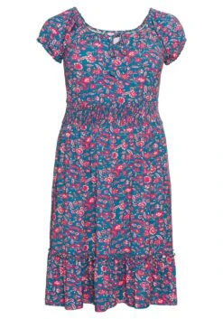 Jerseykleid Mit Blumendruck Und Carmenausschnitt -Sheego Verkaufe 14391300427 04C71 00 SH