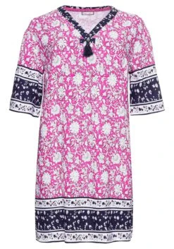 Lounge-Kleid Mit Blumenprint Und Bordürendruck -Sheego Verkaufe 14392800433 04C9T 00 SH
