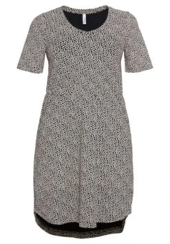 Sheego Jerseykleid Mit Minimal-Blumendruck -Sheego Verkaufe 14397200404 04C6N 00 SH