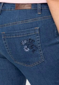 Sheego Bootcut Trachtenjeans Mit Abknöpfbarem Latz -Sheego Verkaufe 14400900053 04AR6 00 SH