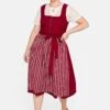 Sheego Dirndl In Midilänge, Mit Spitzenbluse Und Schürze