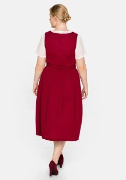 Sheego Dirndl In Midilänge, Mit Spitzenbluse Und Schürze -Sheego Verkaufe 14419300264 04AVA 02 SH