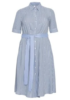Sheego Blusenkleid Mit Streifen Und Bindeband -Sheego Verkaufe 14421702086 04D0M 00 SH