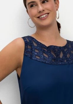 Sheego Cocktailkleid Im Layerlook, Mit Pailletten -Sheego Verkaufe 14424300025 04N4L 02 SH