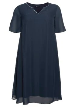 Sheego Chiffonkleid Mit Schmucksteinen Am Ausschnitt -Sheego Verkaufe 14424500035 04D5G 00 SH