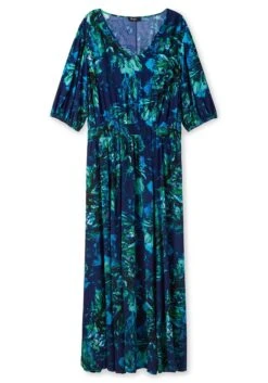 Sheego Maxikleid Mit Blumendruck Und Ballonärmeln -Sheego Verkaufe 14424800452 04ECV 00 SH