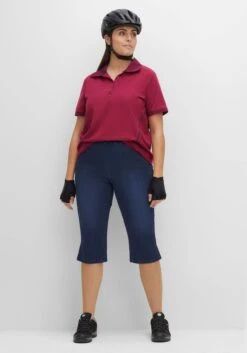 Sheego Fahrradjeans Mit Verstärktem Po, In Caprilänge -Sheego Verkaufe 14425700330 04EC8 02 SH