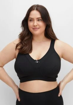 Sheego BH Ohne Bügel, Im Doppelpack, 1x Mit Spitzenbesatz -Sheego Verkaufe 14446001000 04EQ2 02 SH