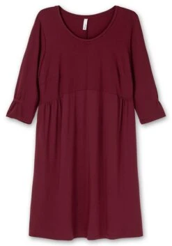 Sheego Shirtkleid Mit Gerafften 3/4-Ärmeln 9 Sheego Shirtkleid Mit Gerafften 3/4-Ärmeln -Sheego Verkaufe 14466700265 04SQH 00 SH