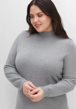 Sheego Strickkleid Mit Tunnelzug Am Saum, In Midilänge -Sheego Verkaufe 14473200776 04EVS 02 SH