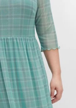 Sheego Meshkleid Mit Karomuster, Gefüttert -Sheego Verkaufe 14473302084 04F1Y 02 SH