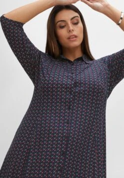 Sheego Jerseykleid In Hemdblusen-Stil, Leicht Elastisch -Sheego Verkaufe 14473600524 04ETY 02 SH