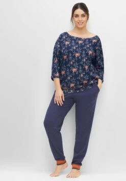 Sheego Relax-Sweatshirt Mit 3/4-Arm Und Weitem Rundhals -Sheego Verkaufe 14476200452 04G0L 02 SH