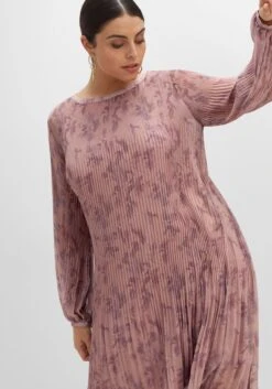 Sheego Plissiertes Chiffonkleid Mit Alloverdruck -Sheego Verkaufe 14476601972 04FBY 02 SH