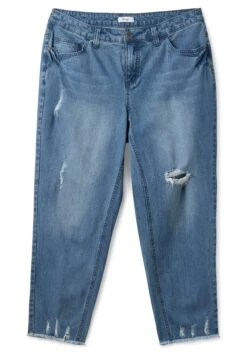 Sheego Schmale 7/8-Jeans Mit Destroyed-Effekten -Sheego Verkaufe 14477600327 04FHU 00 SH