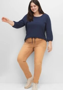 Sheego Schmale Colored- Jeans Mit Schlupfbund -Sheego Verkaufe 14477900076 04FV0 02 SH
