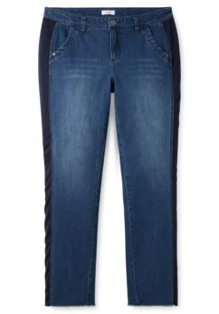 Sheego Gerade Jeans Mit Jersey-Einsätzen Seitlich Am Bein -Sheego Verkaufe 14479500053 04FNG 00 SH