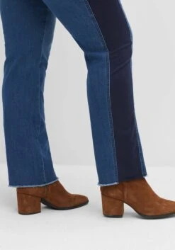 Sheego Gerade Jeans Mit Jersey-Einsätzen Seitlich Am Bein -Sheego Verkaufe 14479500053 04FNI 02 SH