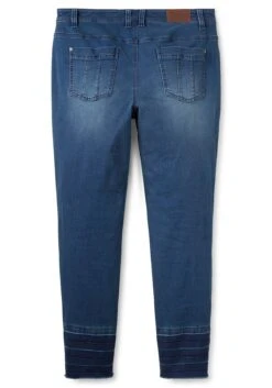 Sheego Schmale Jeans Mit Kontrastsaum Und Crinkle-Effekt -Sheego Verkaufe 14479700053 04FQ5 00 SH