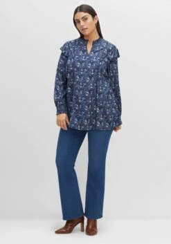 Sheego Bootcut-Jeans Mit Stoffgürtel Und Markanten Taschen -Sheego Verkaufe 14480100330 04FJI 02 SH