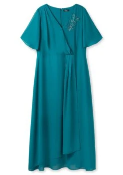 Sheego Abendkleid In Wickeloptik, Aus Chiffon -Sheego Verkaufe 14485700140 04FGI 00 SH