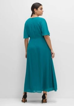 Sheego Abendkleid In Wickeloptik, Aus Chiffon -Sheego Verkaufe 14485700140 04FGM 02 SH