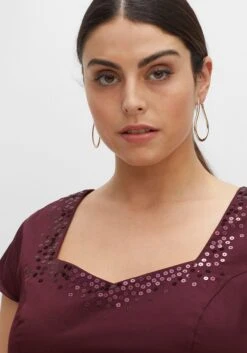 Sheego Abendkleid Mit Pailletten Und Chiffon-Rockteil -Sheego Verkaufe 14485800263 04FBG 02 SH