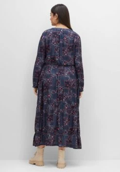 Sheego Maxikleid Mit Alloverprint Und Weitem Rock -Sheego Verkaufe 14489100524 04FW9 02 SH