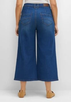Sheego Jeans-Culotte Mit Bundfalten -Sheego Verkaufe 14493100053 04GL3 02 SH