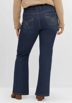 Sheego Bootcut-Jeans MitKontrastnähten -Sheego Verkaufe 14493300330 04GO2 02 SH