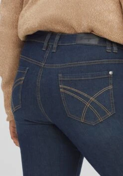 Sheego Bootcut-Jeans MitKontrastnähten -Sheego Verkaufe 14493300330 04GO7 02 SH