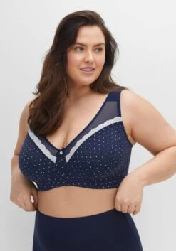 Sheego Entlastungs-BH Ohne Bügel, Mit Pünktchendruck -Sheego Verkaufe 14506000018 04G46 02 SH