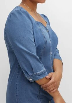 Figurbetontes Jeanskleid Mit Druckknopfleiste -Sheego Verkaufe 14507000053 04GH4 02 SH