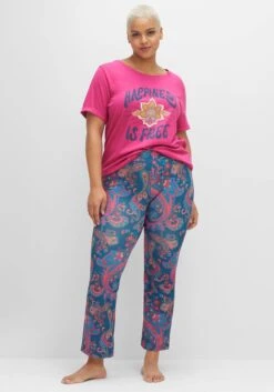 Relaxhose Mit Paisleydruck Und Elastischem Bund -Sheego Verkaufe 14510900468 04GBA 02 SH