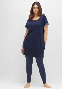 Sheego Relax-Sweatkleid Mit Seitlichen Taschen -Sheego Verkaufe 14514900018 04GFE 02 SH